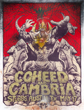 Official Coheed & Cambria Poster:  Hand Embellished Print - Edition of 9