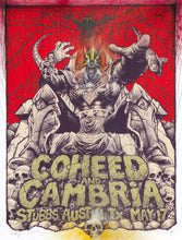 Official Coheed & Cambria Poster:  Hand Embellished Print - Edition of 9