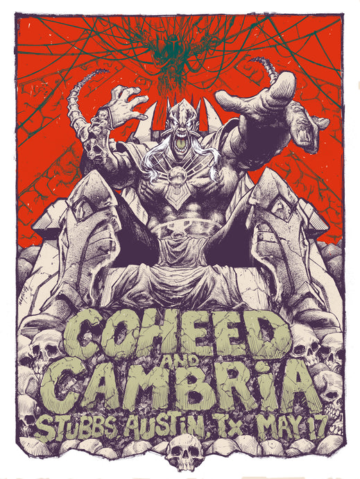 Official Coheed & Cambria Poster:  Standard Print