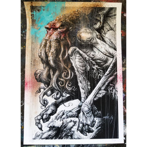 "Our Savior Has Returned" Hand Embellished 12.5x18 Print
